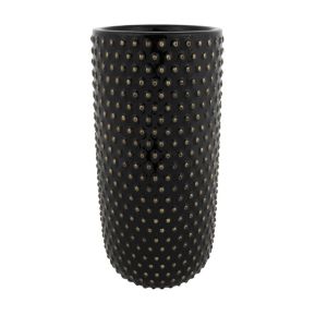 Pot Bolino Glimmend Zwart Vaas 18 cm