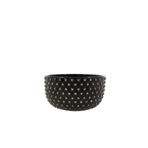 Pot Bolino Schaal Glimmend zwart 20 cm