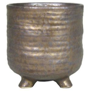 Pot Op Voet Togo Brons 14 cm
