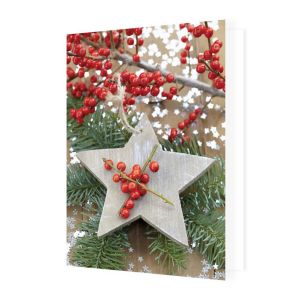 Carte étoile noël