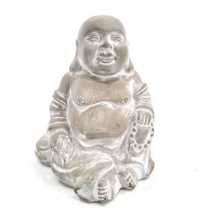 Zittende Boeddha grijs