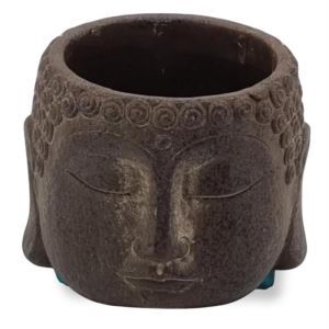 Buddha pot bruin 18cm