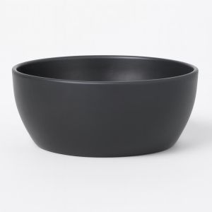 Schaal Boule Antraciet Mat D24,5H9,5cm Studio White